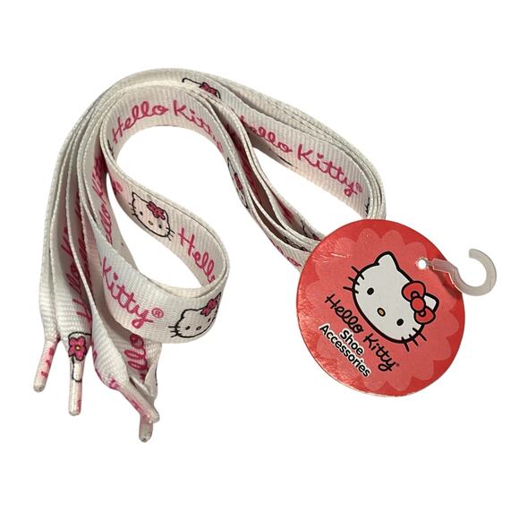 Sanrio Hello Kitty Vintage Y2K Chunky 36" All Over Print Fashion Shoe Laces - Picture 1 of 3